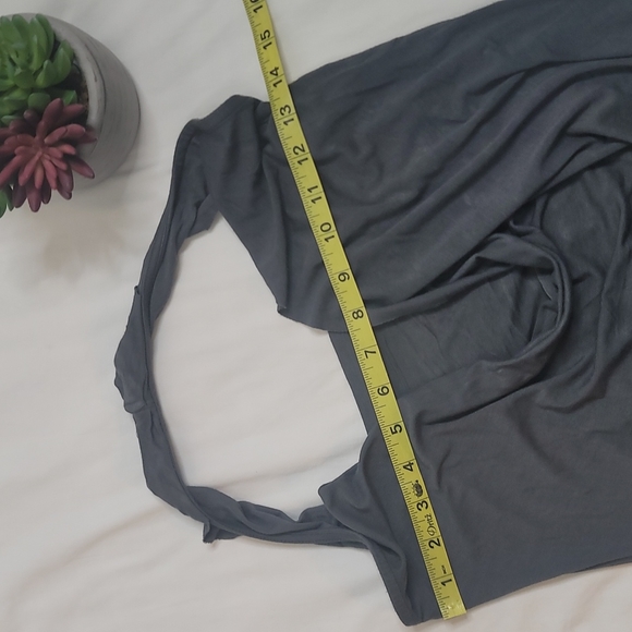 Zara TRF gray body hugging dress sz Med - Picture 5 of 10